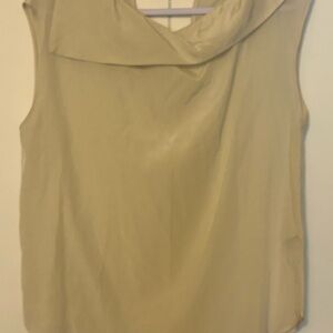 Elegant Cream Sleeveless Top